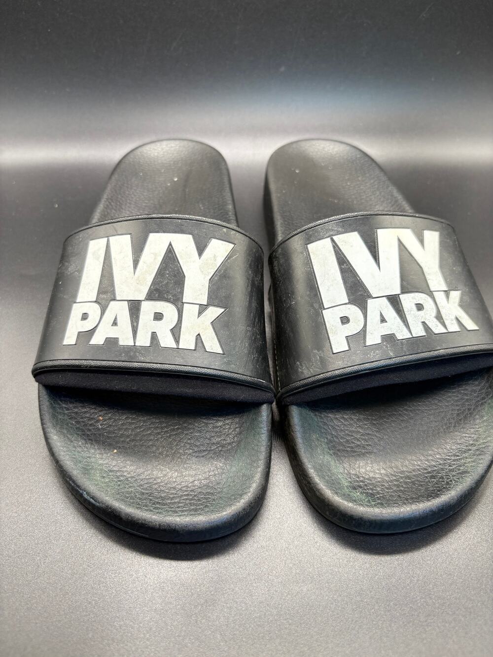Ivy Park Logo Slides – Adidas x Ivy Park Sandals Women’s US 7 (EU 40)